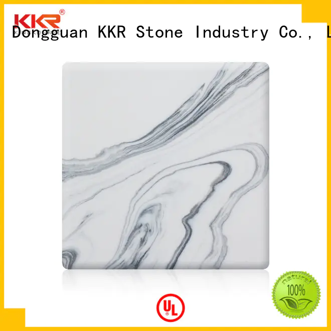 KKR Stone solid solid surface slab effectively for early education