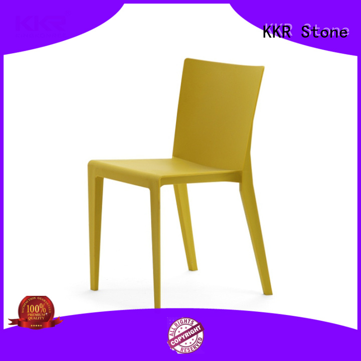 KKR Stone easily repairable plastic chairs wholesale for kitchen