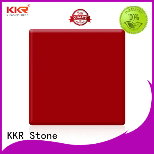 KKR Stone solid solid surface factory superior chemical resistance for self-taught
