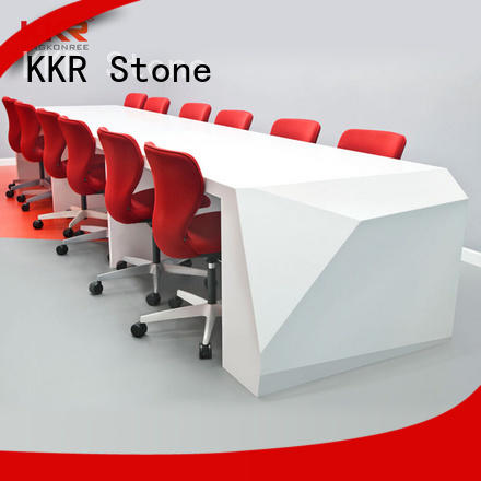 KKR Stone countertop reception desk countertop bulk production for entertainment