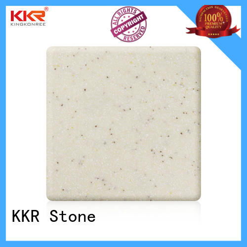 solid surface sheet slabs length for garden table KKR Stone