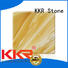 KKR Stone non-toxic translucent resin panel free design for garden table