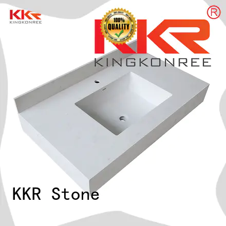 KKR Stone good Quality acrylic countertops single for school building