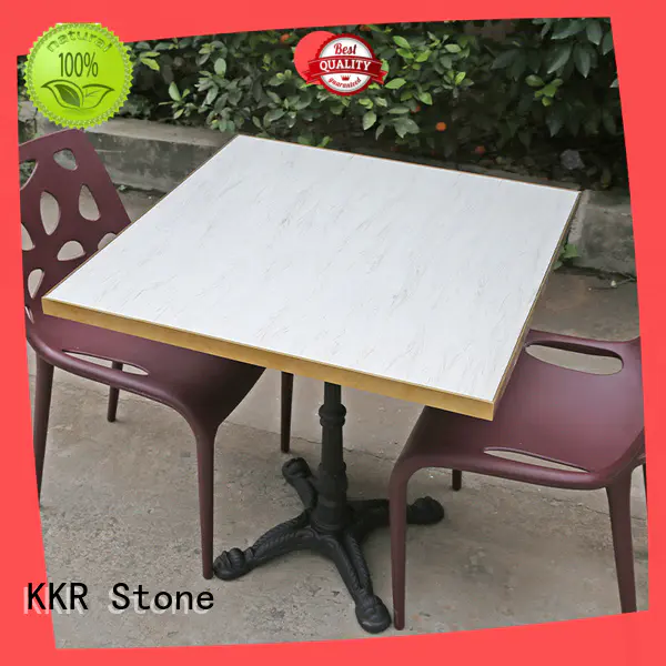 acrylic solid surface table tops marble KKR Stone