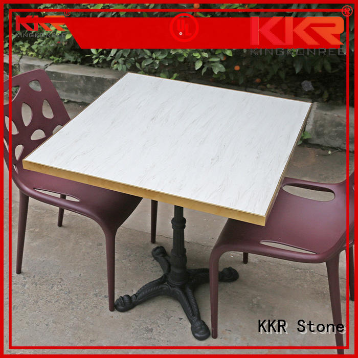 artificial stone dining table marble