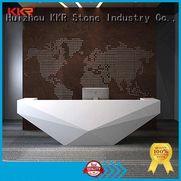 KKR Stone custom-made acrylic solid surface worktops free design for kitchen tops