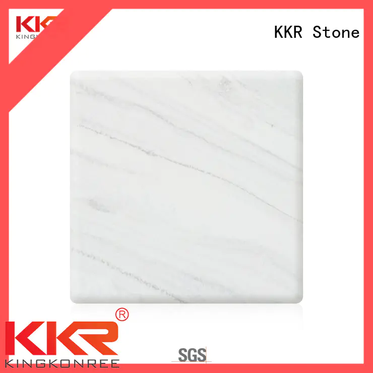 modified solid surface sheet marble for school building KKR Stone