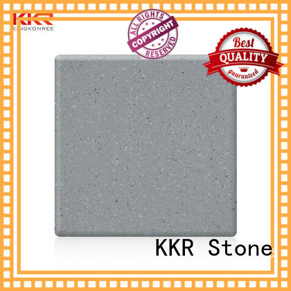 KKR Stone high tenacity solid surface sheet surface for school building