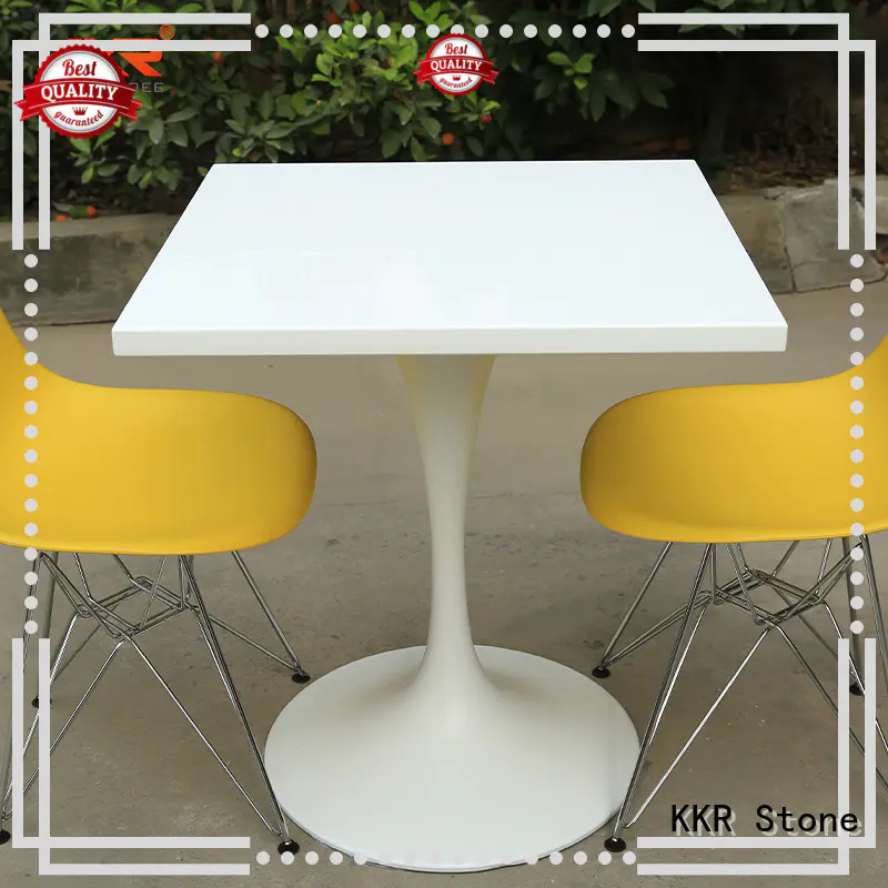 KKR Stone marble dining table round