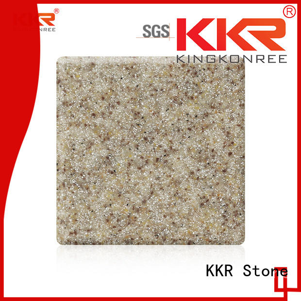 KKR Stone sand modified acrylic solid surface superior chemical resistance furniture set
