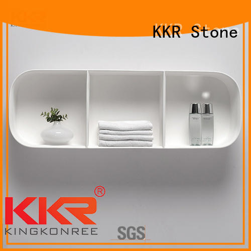 solid Surface acrylic display shelves producer for home