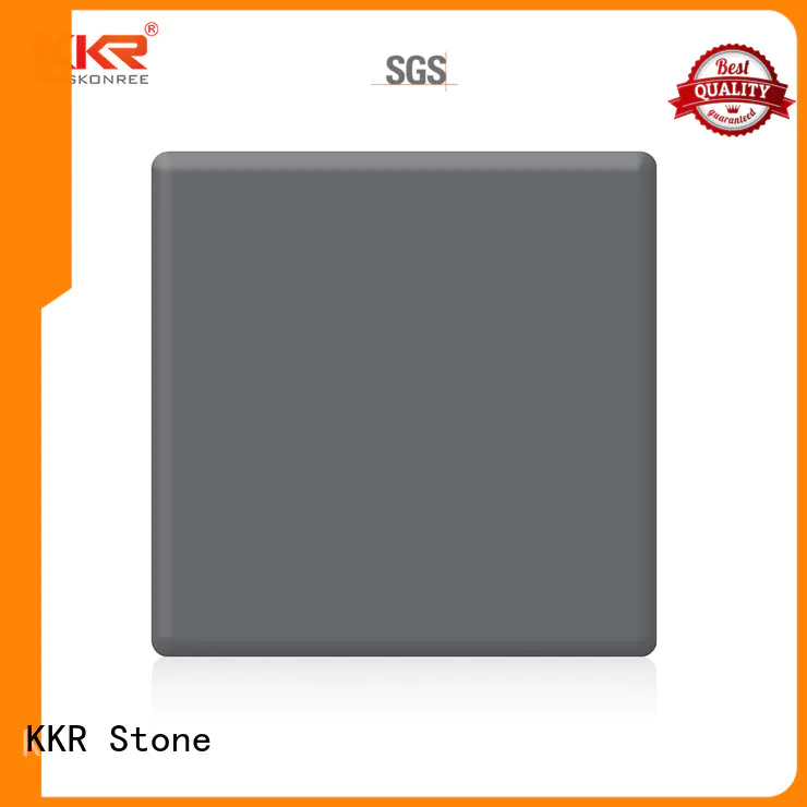 KKR Stone No bubbles modified acrylic solid surface superior chemical resistance for worktops