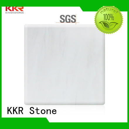 sheets solid surface acrylic pattern for garden table KKR Stone