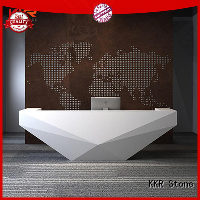 KKR Stone fashion design office counter solid for worktops