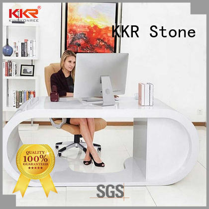 KKR Stone pure acrylic solid surface desk long-term-use for kitchen tops