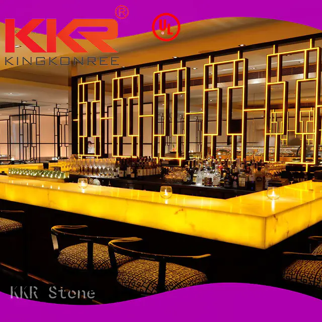 artificial stone dining table KKR Stone