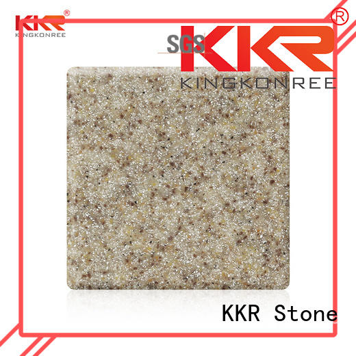 solid surface big slabs solid furniture set KKR Stone