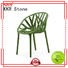 KKR Stone chairs plastic outdoor chairs owner for garden