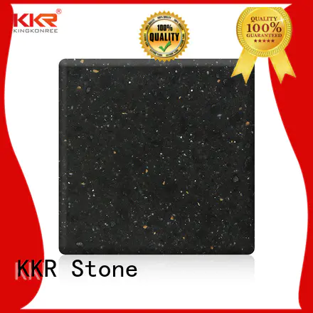 KKR Stone chips solid surface acrilyc sheet superior bacteria furniture set