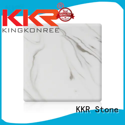 KKR Stone radiation free veining pattern solid surface wholesale for bar table