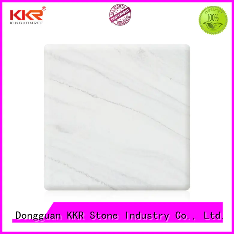 KKR Stone modern solid surface sheet quality for table tops