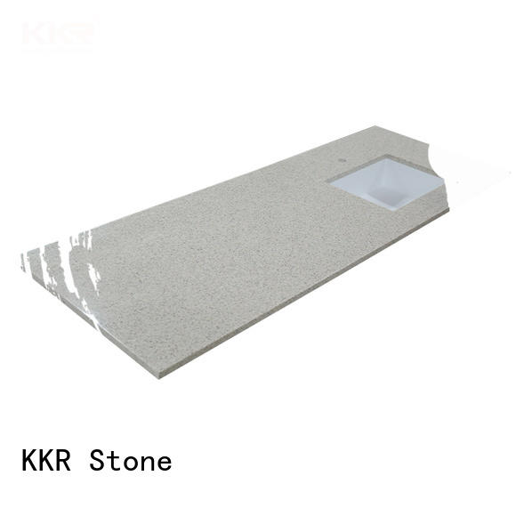 KKR Stone artificial solid surface bathroom countertops popular