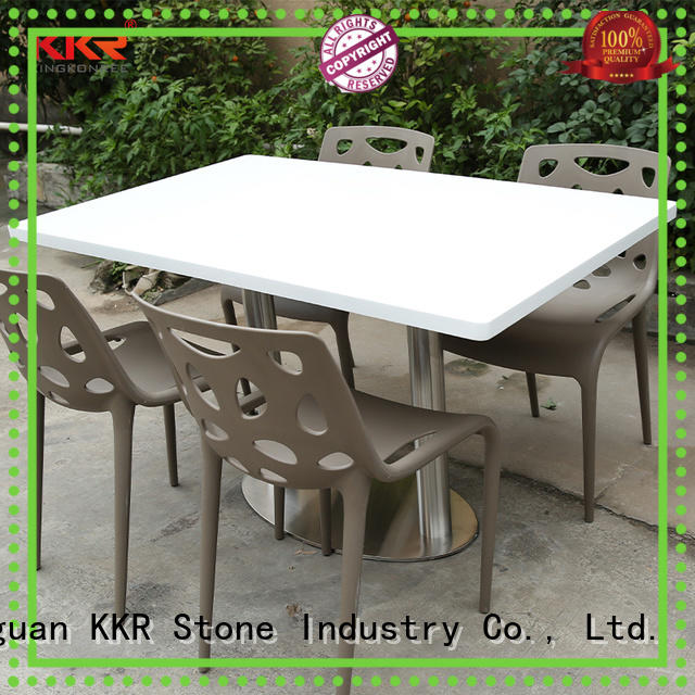 counter artificial marble dining table surface KKR Stone