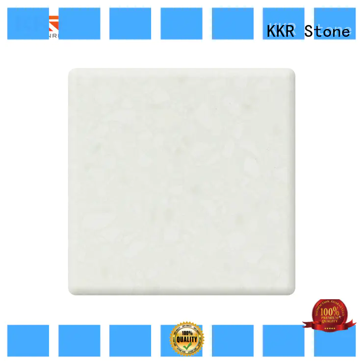 KKR Stone yellow solid surface sheet certifications for school building