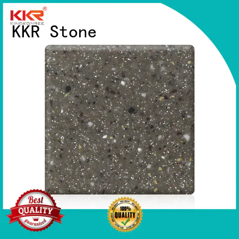 KKR Stone solid surface factory superior chemical resistance for kitchen tops