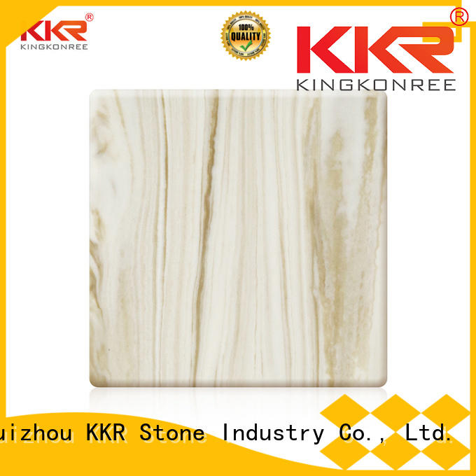 KKR Stone stone veining pattern solid surface factory for building