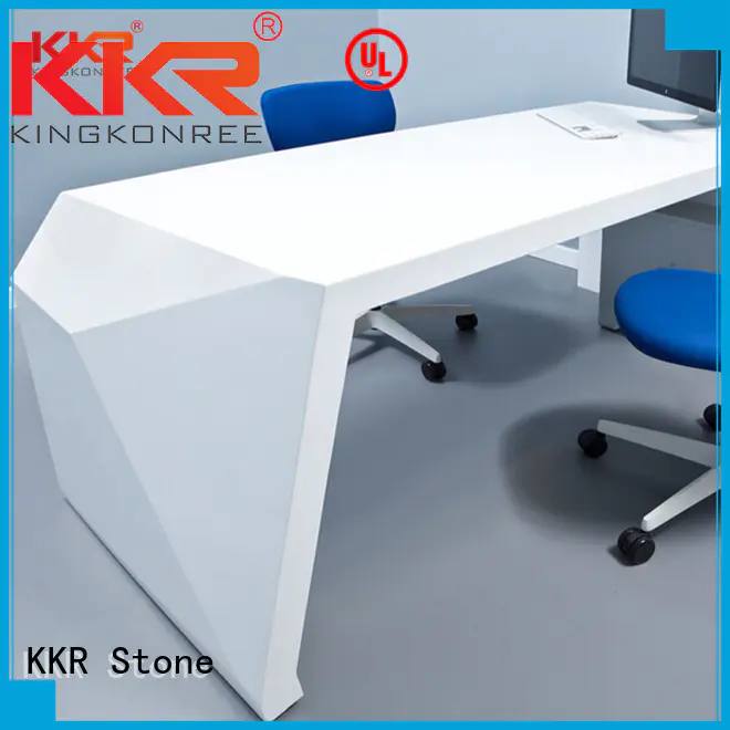 diamond curved reception desk free quote for home KKR Stone