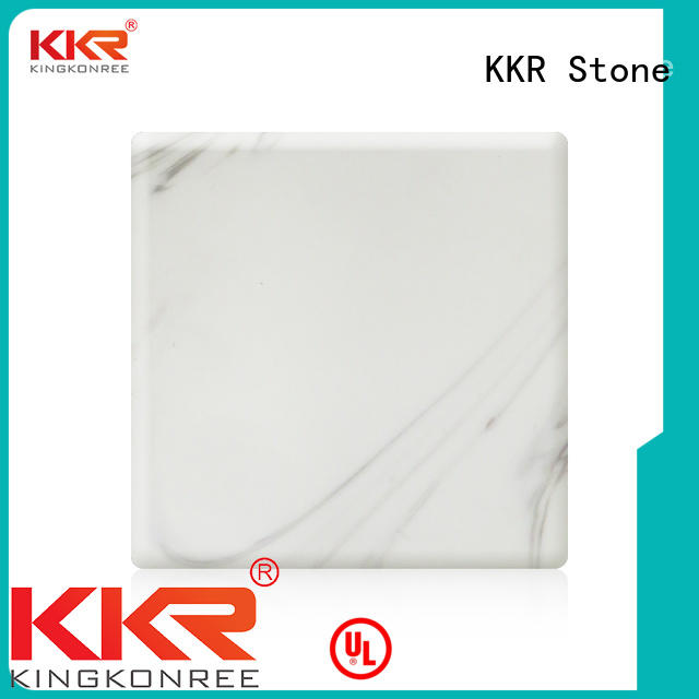 marble solid surface length for garden table KKR Stone