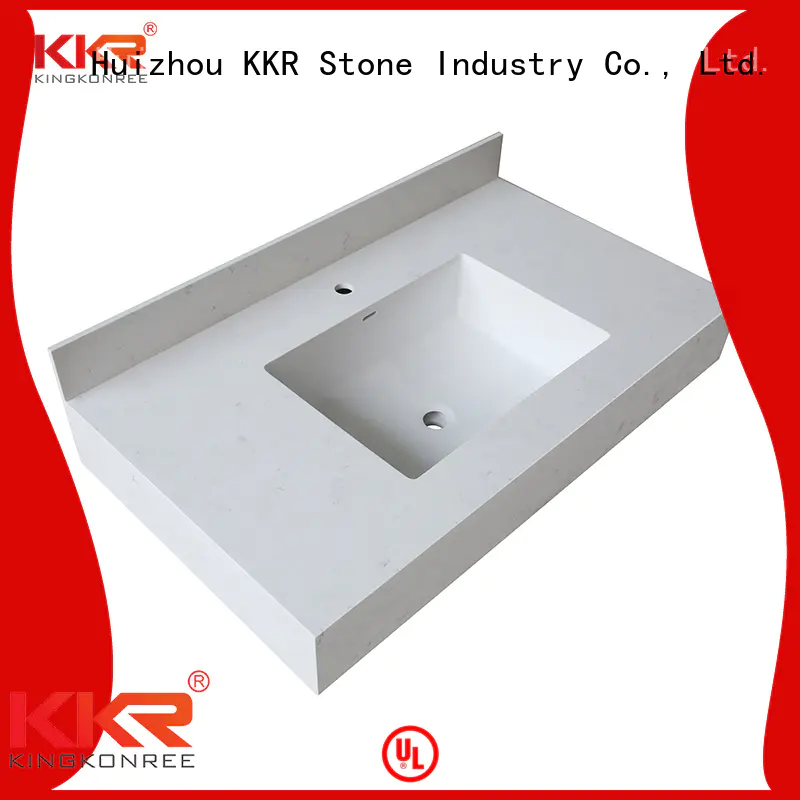 KKR Stone good Quality solid surface bathroom countertops supplier for table tops