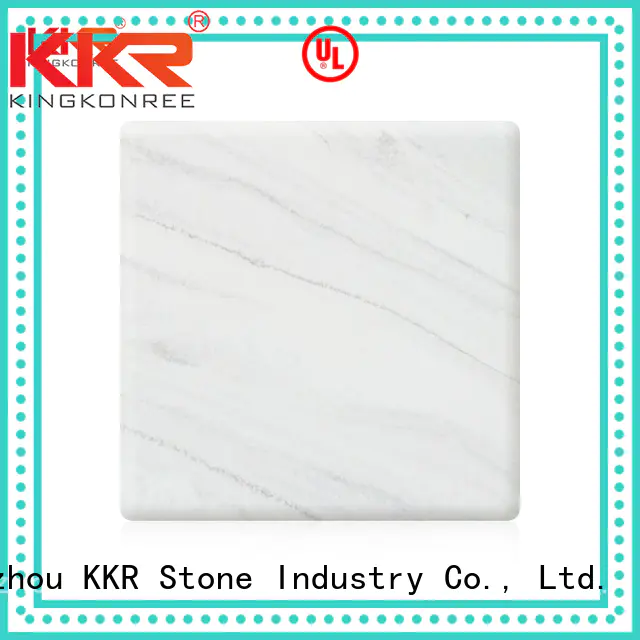 KKR Stone texture solid surface panels supply for building