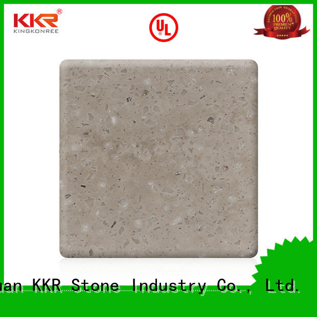 KKR Stone high-quality solid surface sheet widely-use for worktops