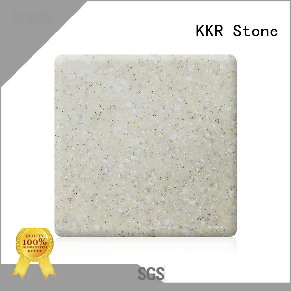 KKR Stone easily repairable solid surface sheet sheets for kitchen tops