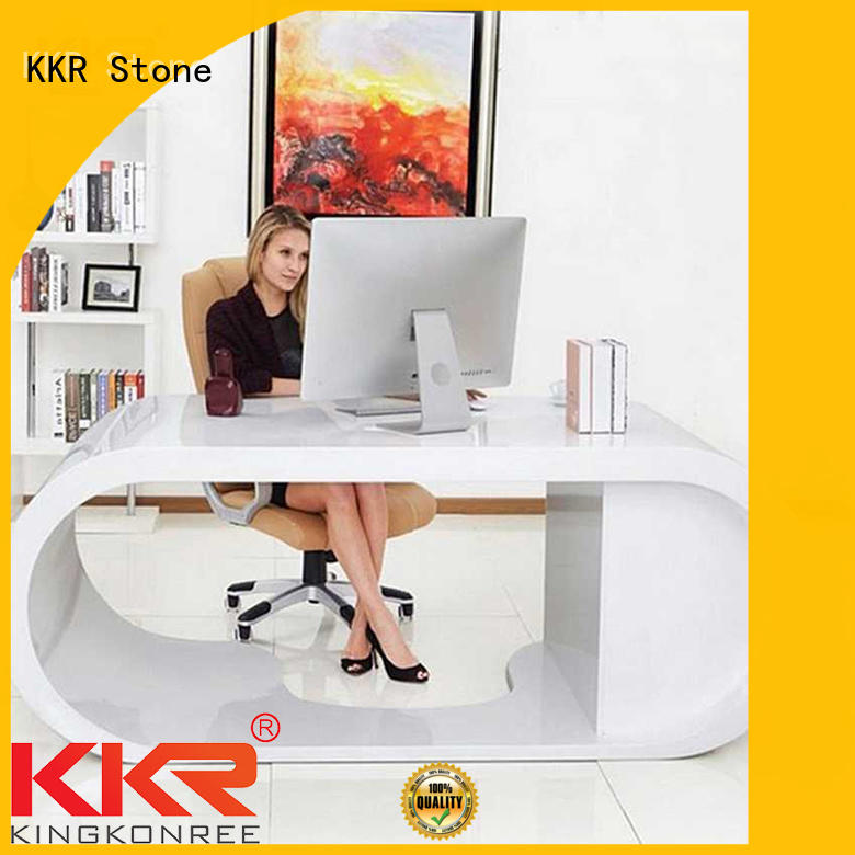 classic reception desk design meeting for school building KKR Stone