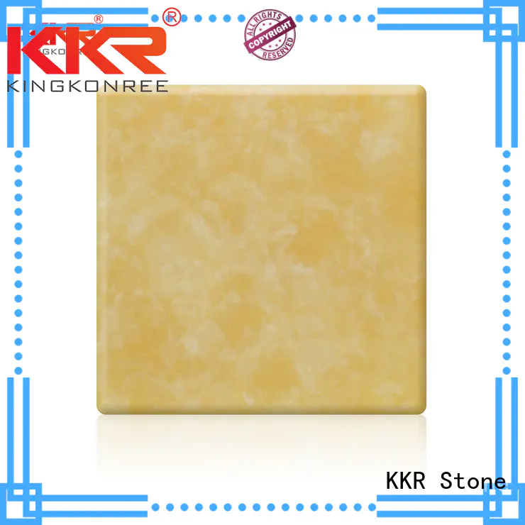 KKR Stone retardant translucent solid surface material solid furniture set
