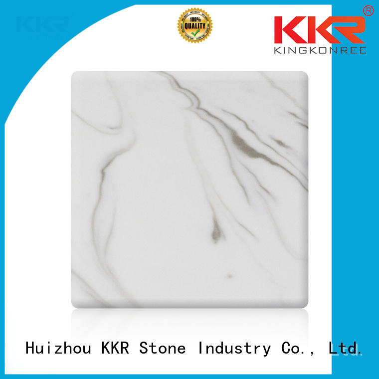 decorative solid surface slab modified in good performance for entertainment