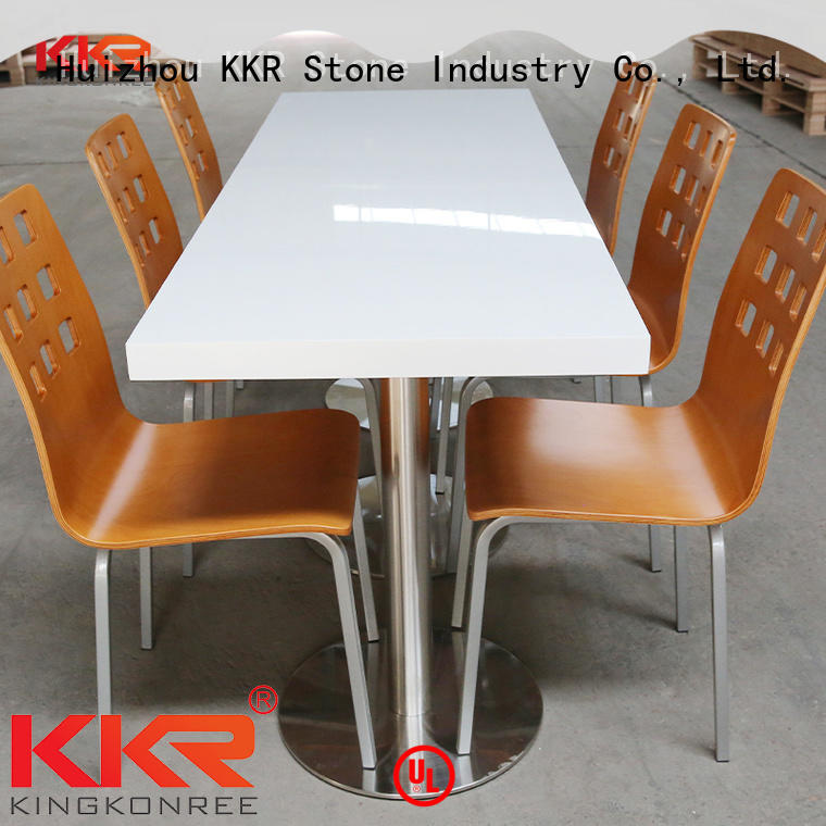 KKR Stone acrylic solid surface table tops