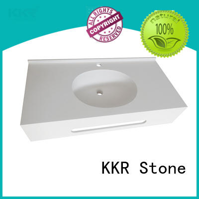 design acrylic solid surface countertops widely-use for school building KKR Stone