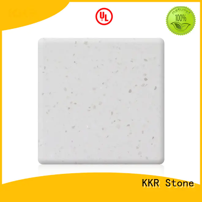 easy to clean solid surface acrilyc sheet superior chemical resistance for kitchen tops KKR Stone
