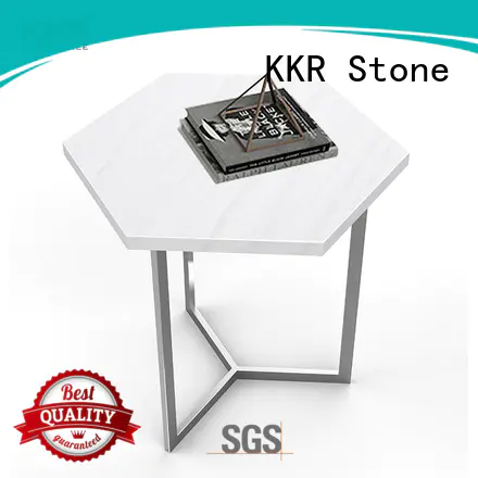 acrylic marble round dining table KKR Stone