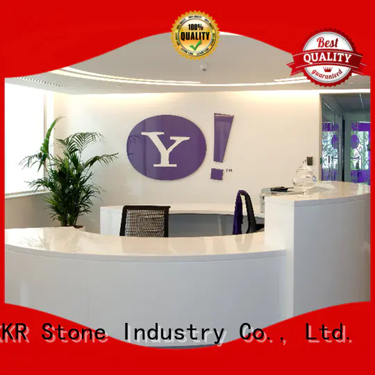 KKR Stone modified acrylic solid surface desk vendor for kitchen tops