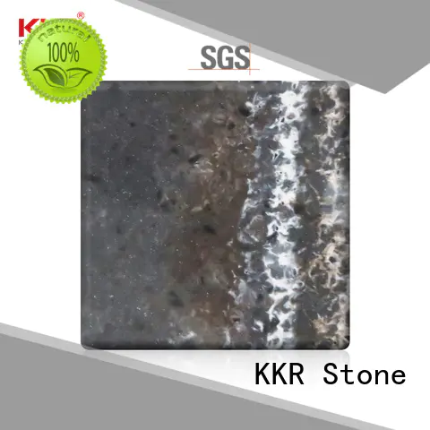 KKR Stone width corian solid surface sheet producer for school building