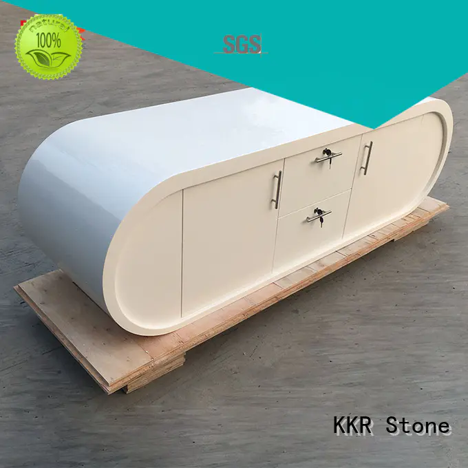KKR Stone fashion design acrylic solid surface worktops free quote for home