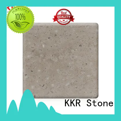 KKR Stone veining corian solid surface sheet in good performance for garden table
