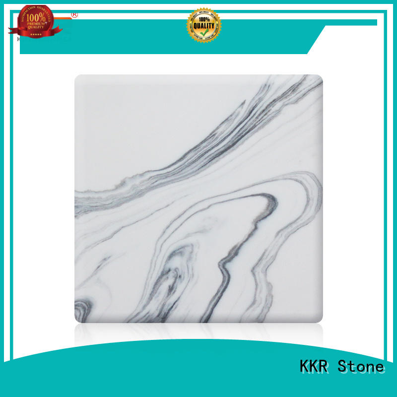 arycli veined solid surface sheets wholesale for school building KKR Stone
