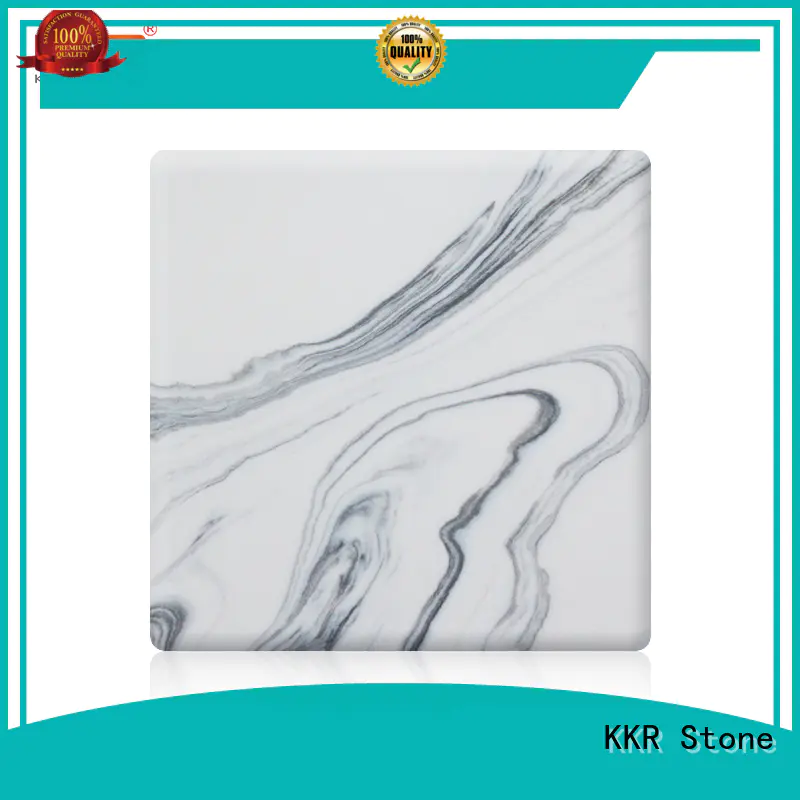 arycli veined solid surface sheets wholesale for school building KKR Stone