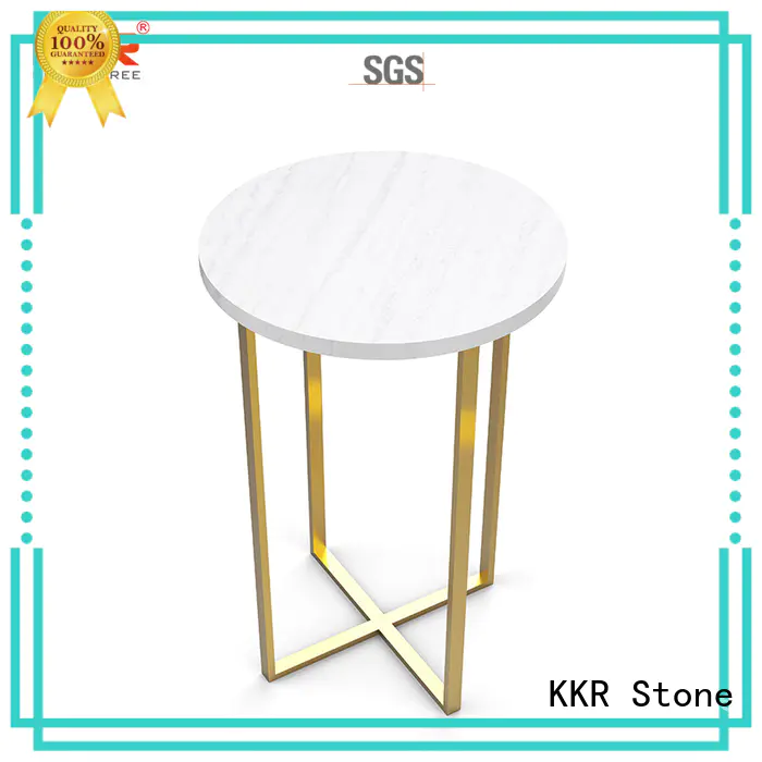 KKR Stone marble top dining table sets